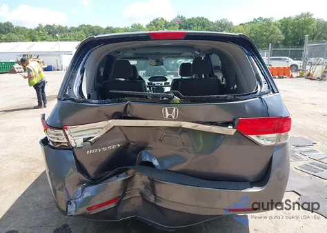 2016 Honda Odyssey Ex-L from USA, damaged, VIN 5FNRL5H66GB091033